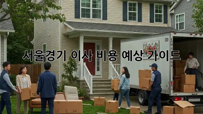 서울/경기 이사 비용 예상 가이드